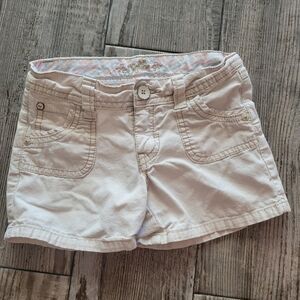 Justice, 7 Slim, khaki like shorts, tan